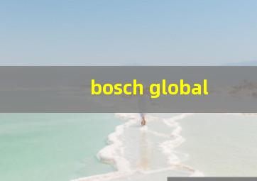 bosch global